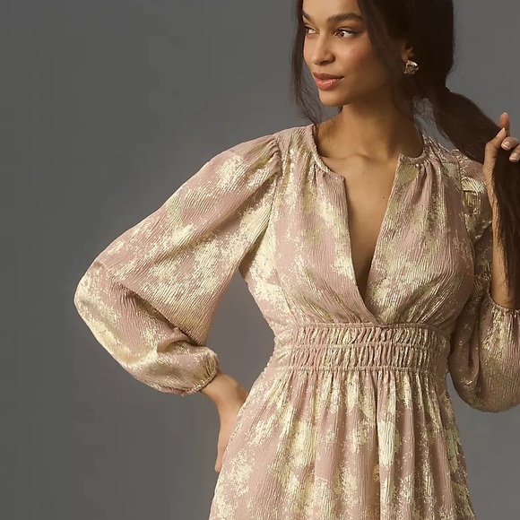 Anthropologie The Long-Sleeve Somerset Mini Dress - Picture 8 of 11